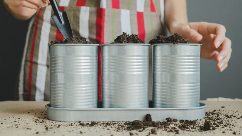 Metal Succulent Pots